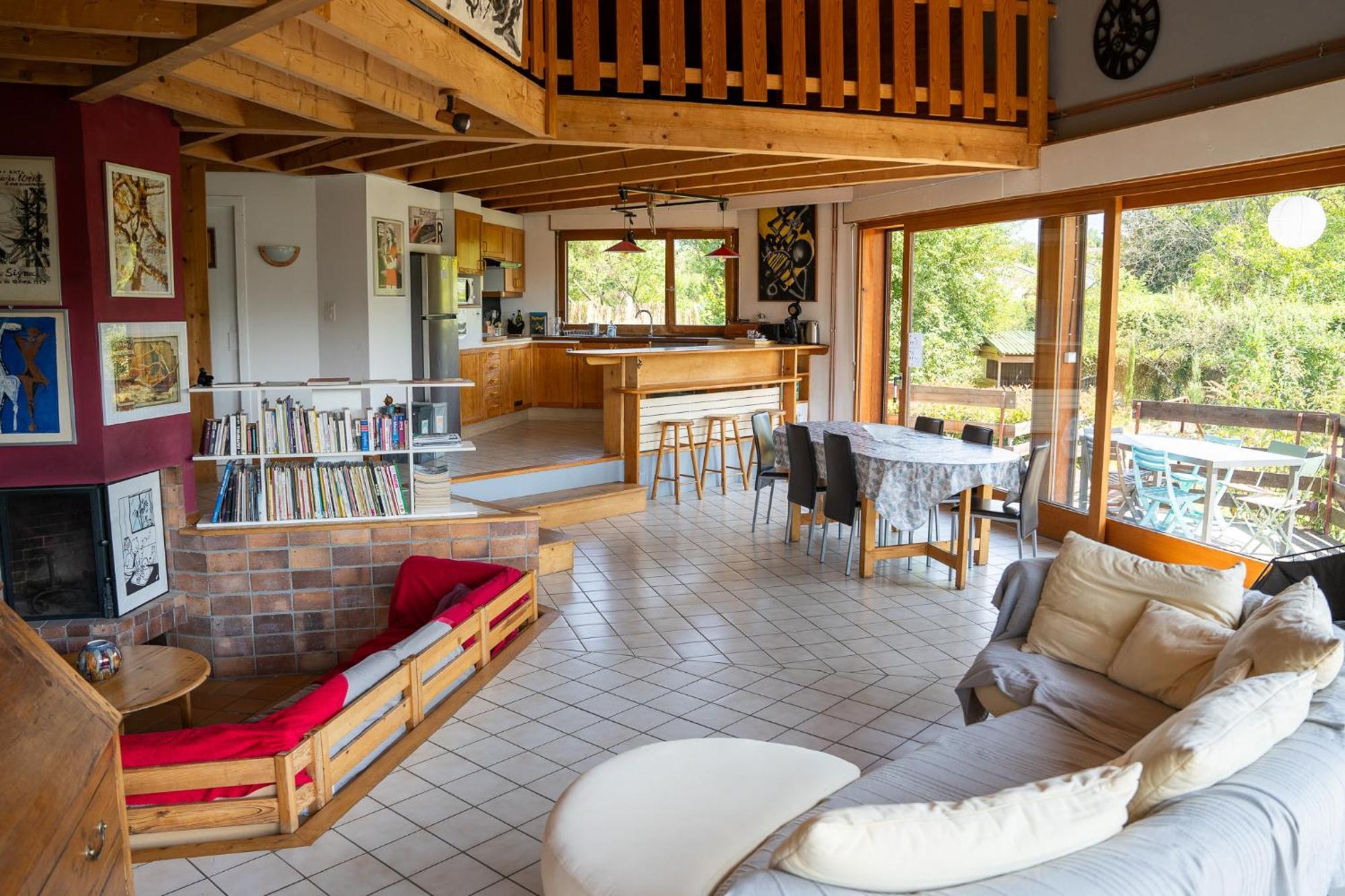 Le Grand Nid - Maison Alveole Bed And Books Sciez Dış mekan fotoğraf